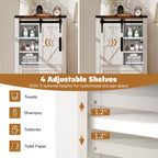 Farmhouse Bathroom Floor Cabinet