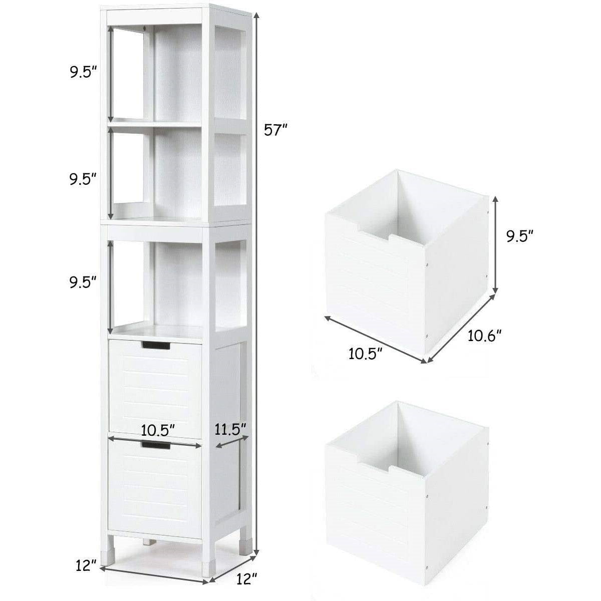 Bathroom Cabinet Tower