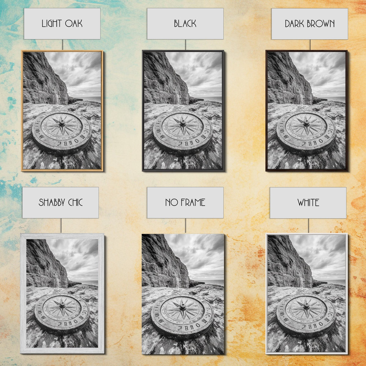 Compass On Cliff