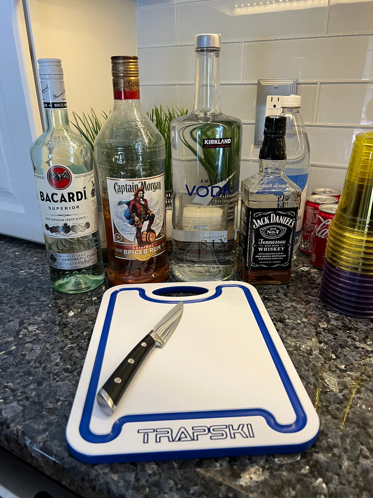TRAPSKI Premium 1/2 Inch Thick HDPE Cutting Boards