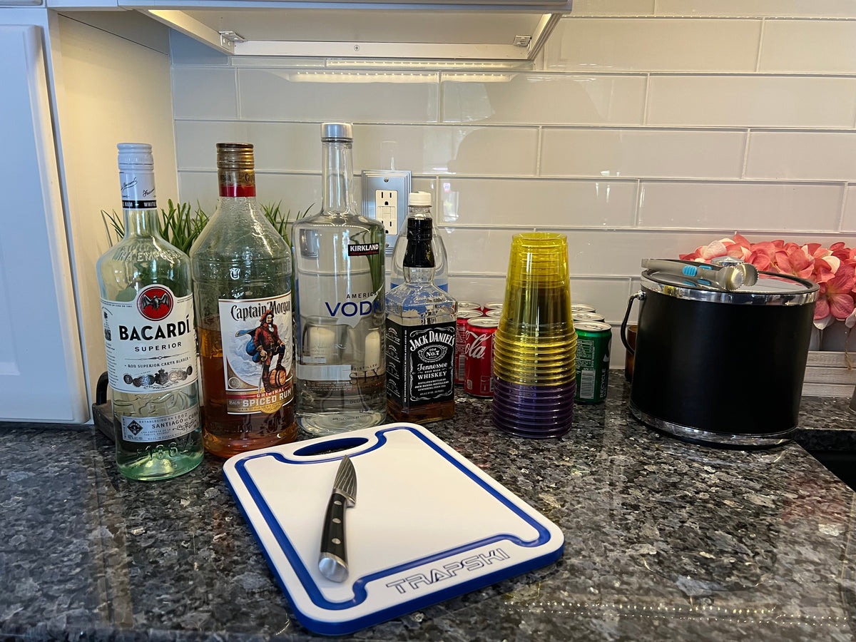 TRAPSKI Premium 1/2 Inch Thick HDPE Cutting Boards