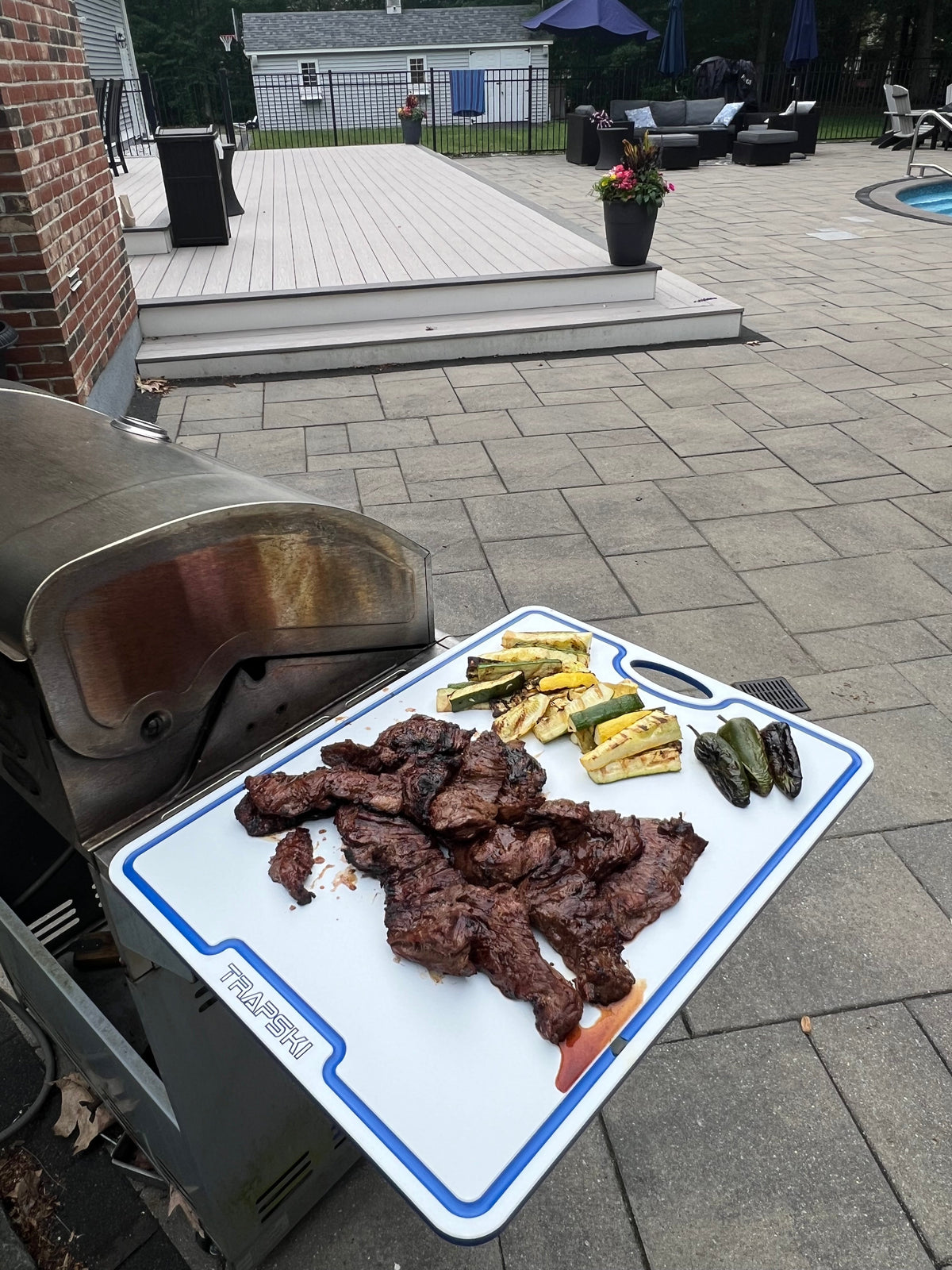TRAPSKI Premium 1/2 Inch Thick HDPE Cutting Boards