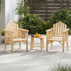 Outdoor Wood Armchair