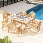 Outdoor Wood Armchair