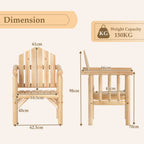 Outdoor Wood Armchair