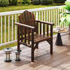 Outdoor Wood Armchair