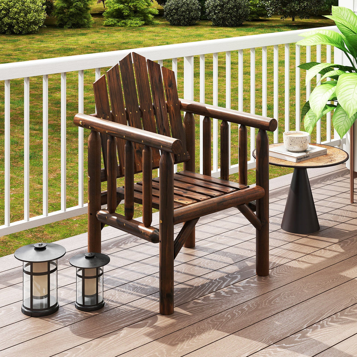 Outdoor Wood Armchair