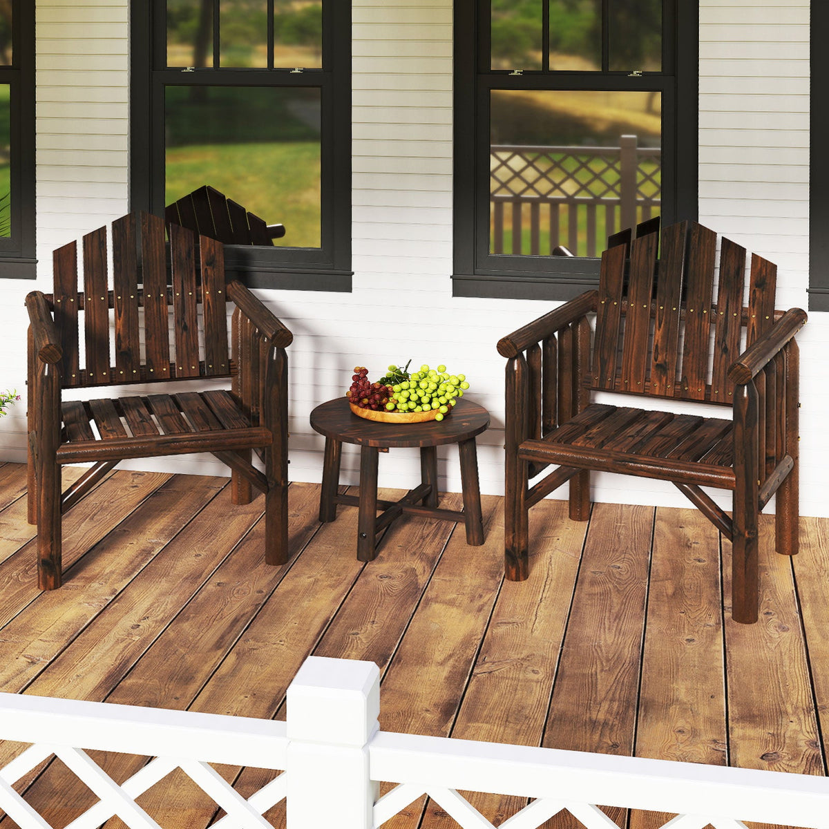 Outdoor Wood Armchair