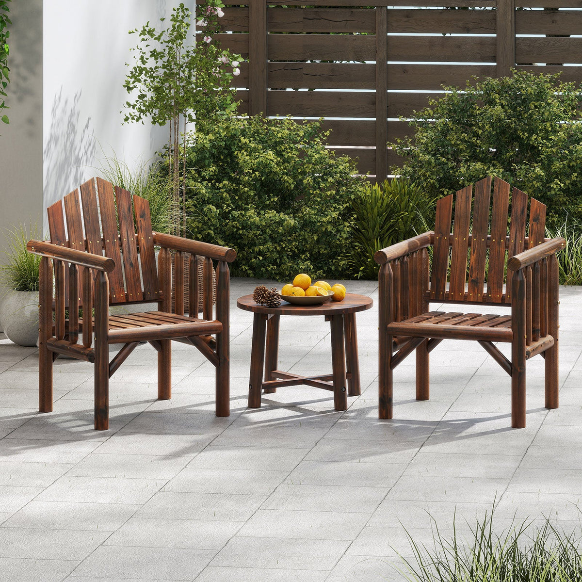Outdoor Wood Armchair