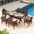 Outdoor Wood Armchair
