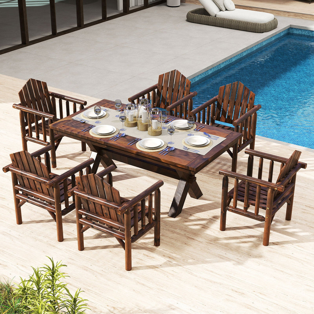 Outdoor Wood Armchair