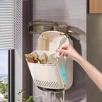 ㉤Kitchen Utensil Organizer Wall Mounted Cutlery Holder
