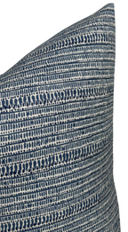 Saqqara Pillow Cover in Atlantic Blue
