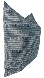 Saqqara Pillow Cover in Atlantic Blue