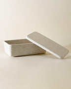 The Sculpted Bin - Long with Lid
