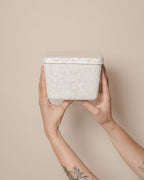 The Sculpted Bin - Petite with Lid | Set of 3