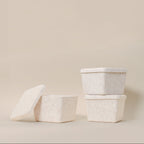 The Sculpted Bin - Petite with Lid | Set of 3