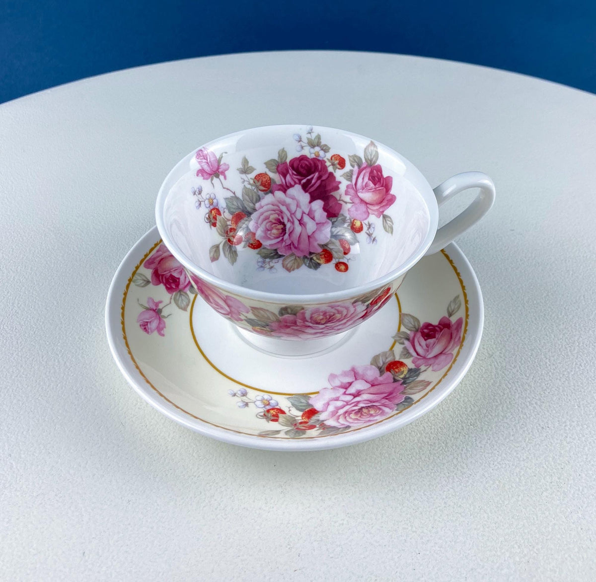 Vintage Stechcol Tea or Coffee Cup and Saucer