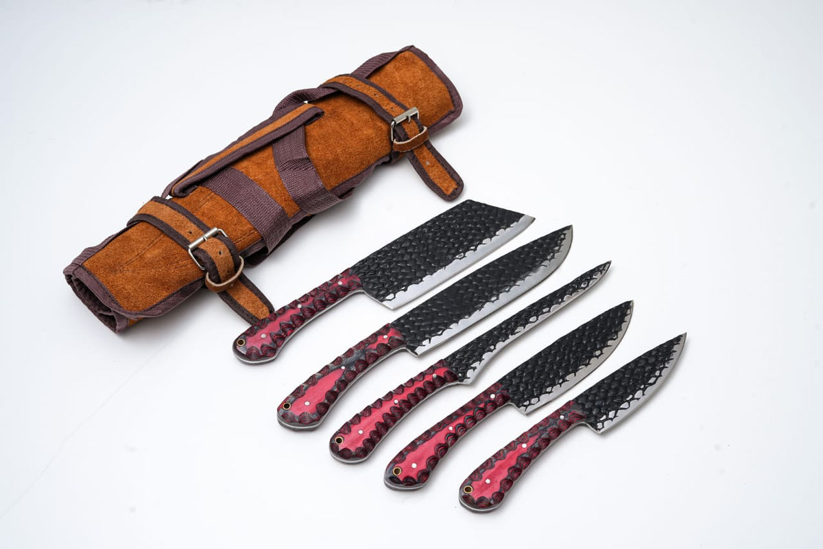 5-Piece Hand-Forged Kitchen Knife Set