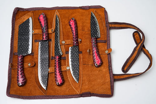 5-Piece Hand-Forged Kitchen Knife Set