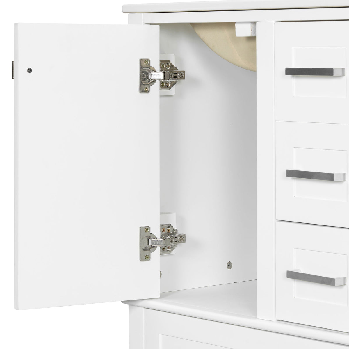Modern Bathroom Cabinet With Sink Combo Set