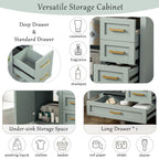 Modern Bathroom Cabinet With Sink Combo Set