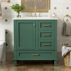 Modern Bathroom Cabinet With Sink Combo Set