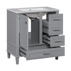 Modern Bathroom Cabinet With Sink Combo Set