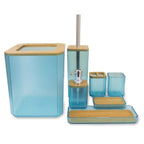Bamboo Bathroom Accessories Set