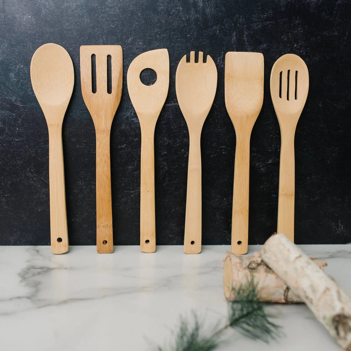 Bamboo Kitchen Utensil Holder