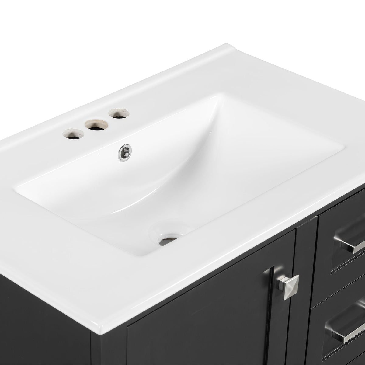 Modern Bathroom Cabinet With Sink Combo Set