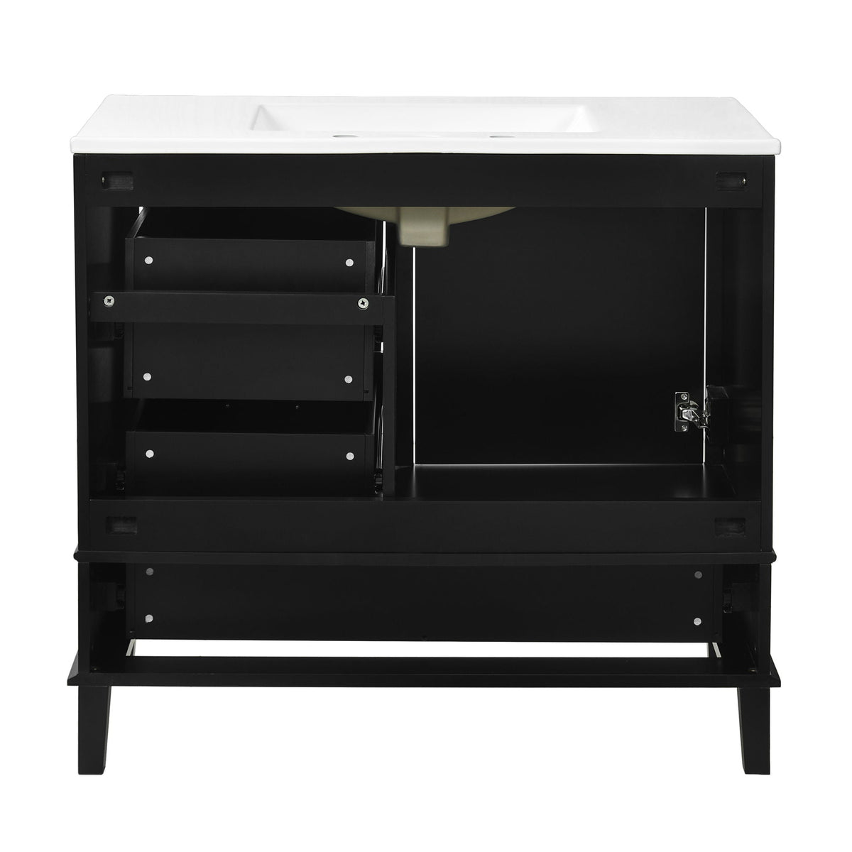 Modern Bathroom Cabinet With Sink Combo Set