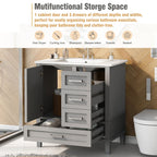 Modern Bathroom Cabinet With Sink Combo Set