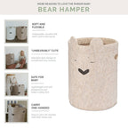 Bear Felt Laundry Hamper