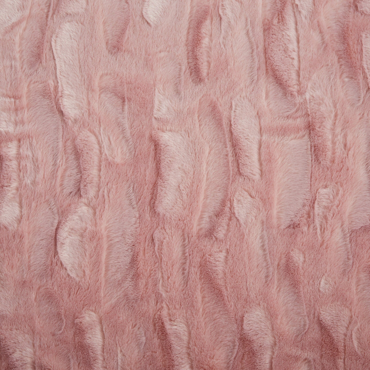 Tache Faux Fur Dusty Rose Gold Pink Throw Blanket