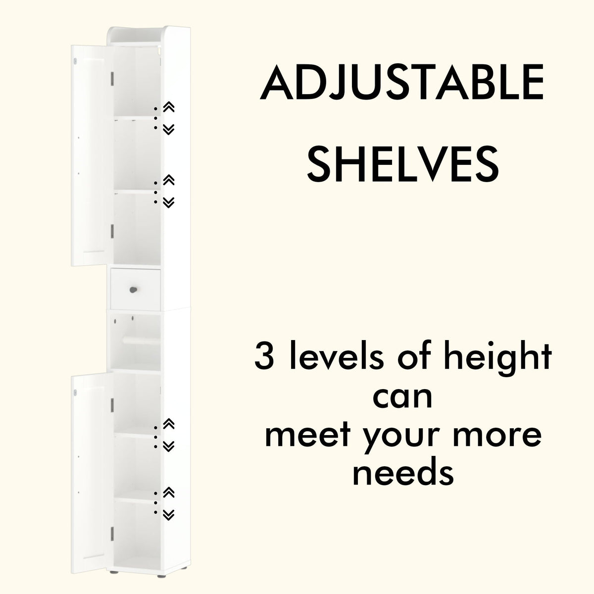 Slim Tall Bathroom Storage Cabinet