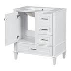 Modern Bathroom Cabinet With Sink Combo Set