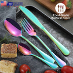 4-Piece Flatware Set Stainless Steel Silverware