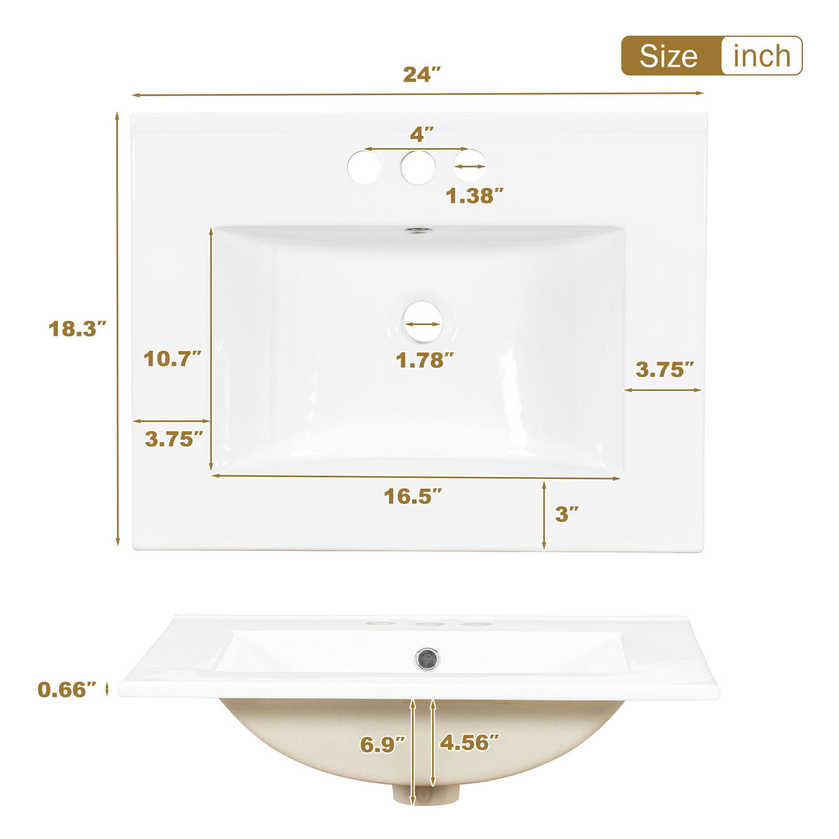 Modern Bathroom Cabinet With Sink Combo Set