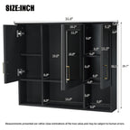 Modern Wall Mounted Medicine Cabinet With Adjustable Shelves