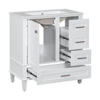 Modern Bathroom Cabinet With Sink Combo Set