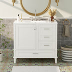 Modern Bathroom Cabinet With Sink Combo Set
