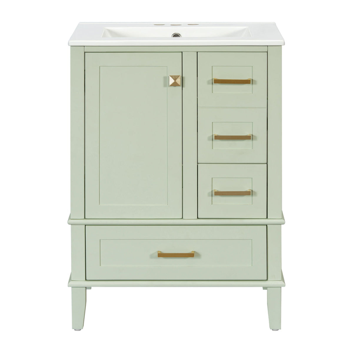 Modern Bathroom Cabinet With Sink Combo Set