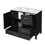 Modern Bathroom Cabinet With Sink Combo Set