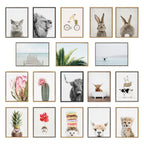 Sylvie Big Bear Bali Bath Framed Canvas
