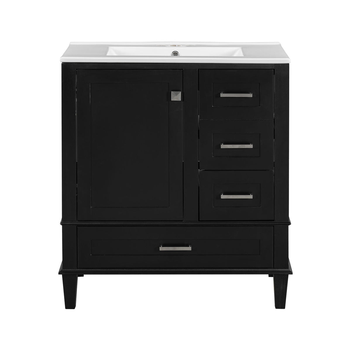 Modern Bathroom Cabinet With Sink Combo Set