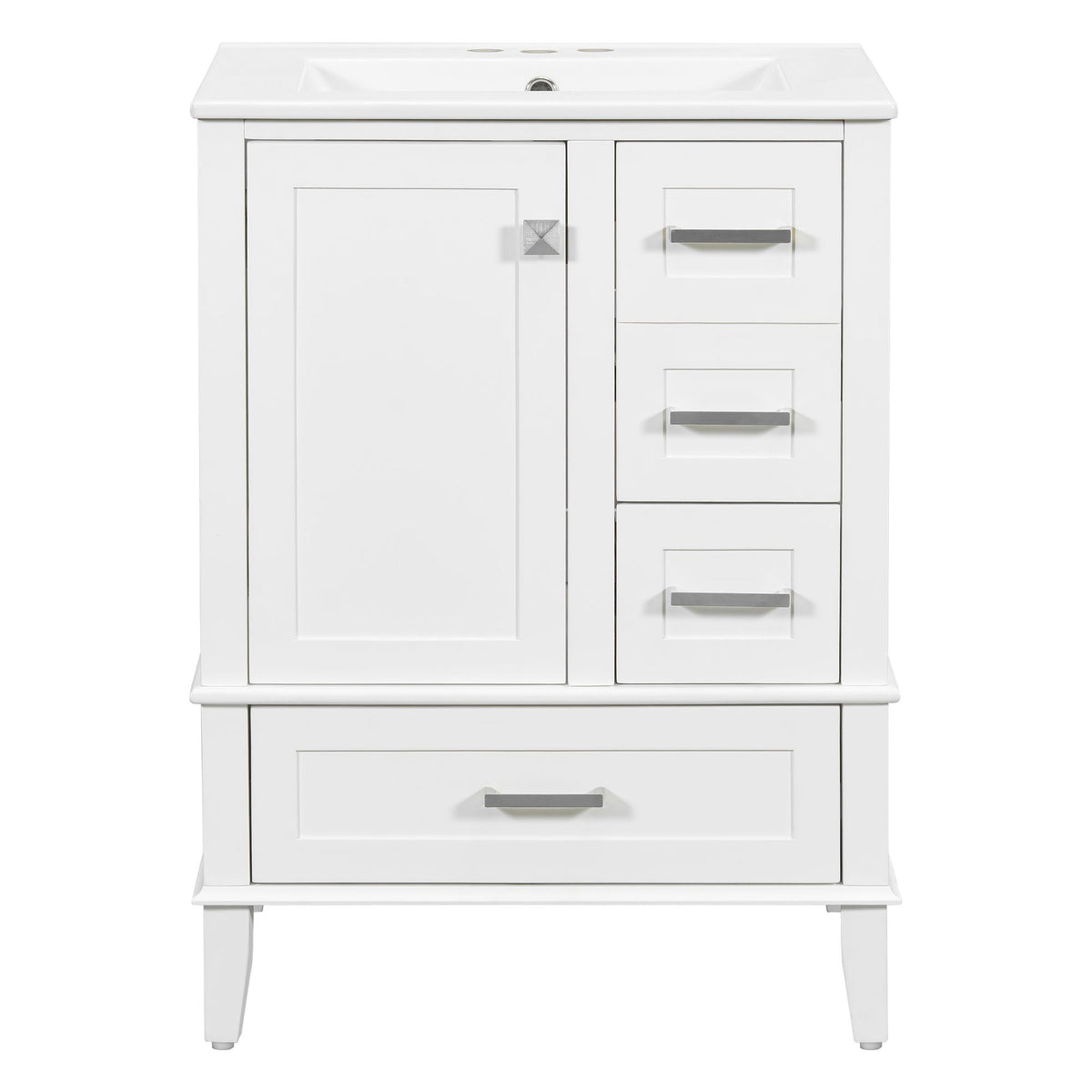 Modern Bathroom Cabinet With Sink Combo Set