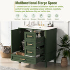 Modern Bathroom Cabinet With Sink Combo Set