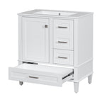 Modern Bathroom Cabinet With Sink Combo Set