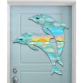 Dolphins Decorative Coastal Door Decor